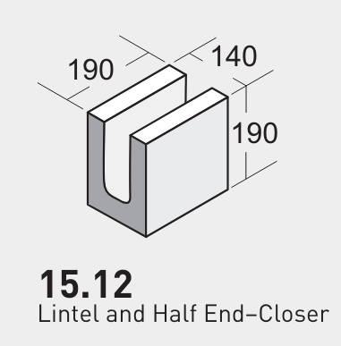 Firth 1512 Lintel & Half End