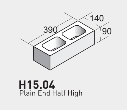 Firth H1504 Half High Plain End