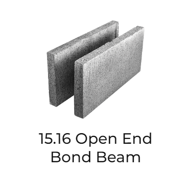 Bowers 1516 Open End Bond Beam