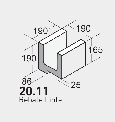 Firth 2011REB Rebate Lintel