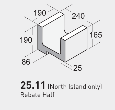 Firth 2511REB Rebate Lintel