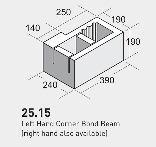 Firth 2515 Corner Bond Beam