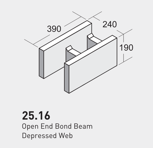 Firth 2516 Open End Bond Beam